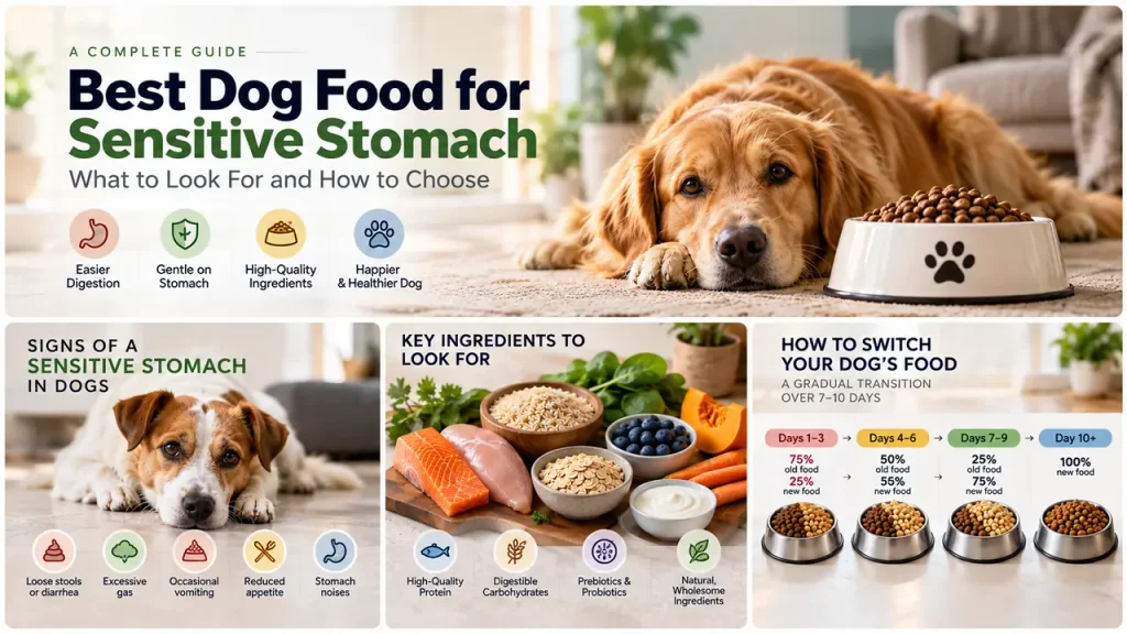 Best dog food for sensitive stomach guide